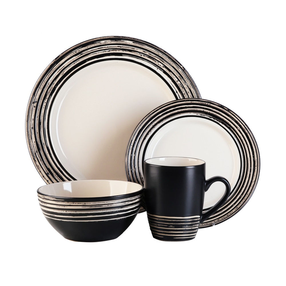 16 Pc Dinner Set – Tahiti Latte/9249