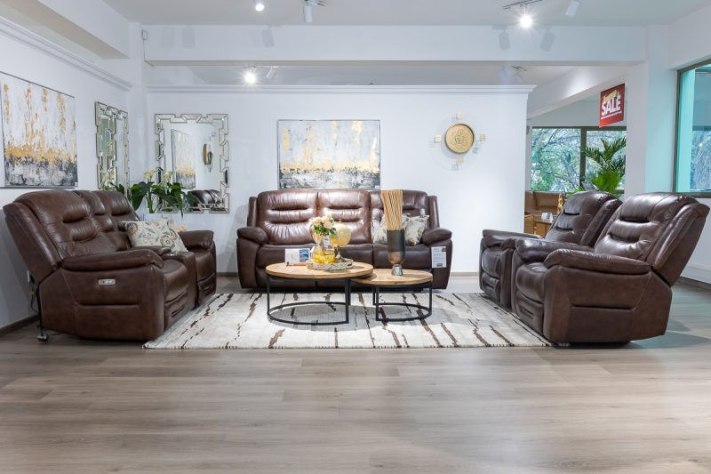 SORRENTO 7 Seater Electric Leather Recliner (3+2+1+1)