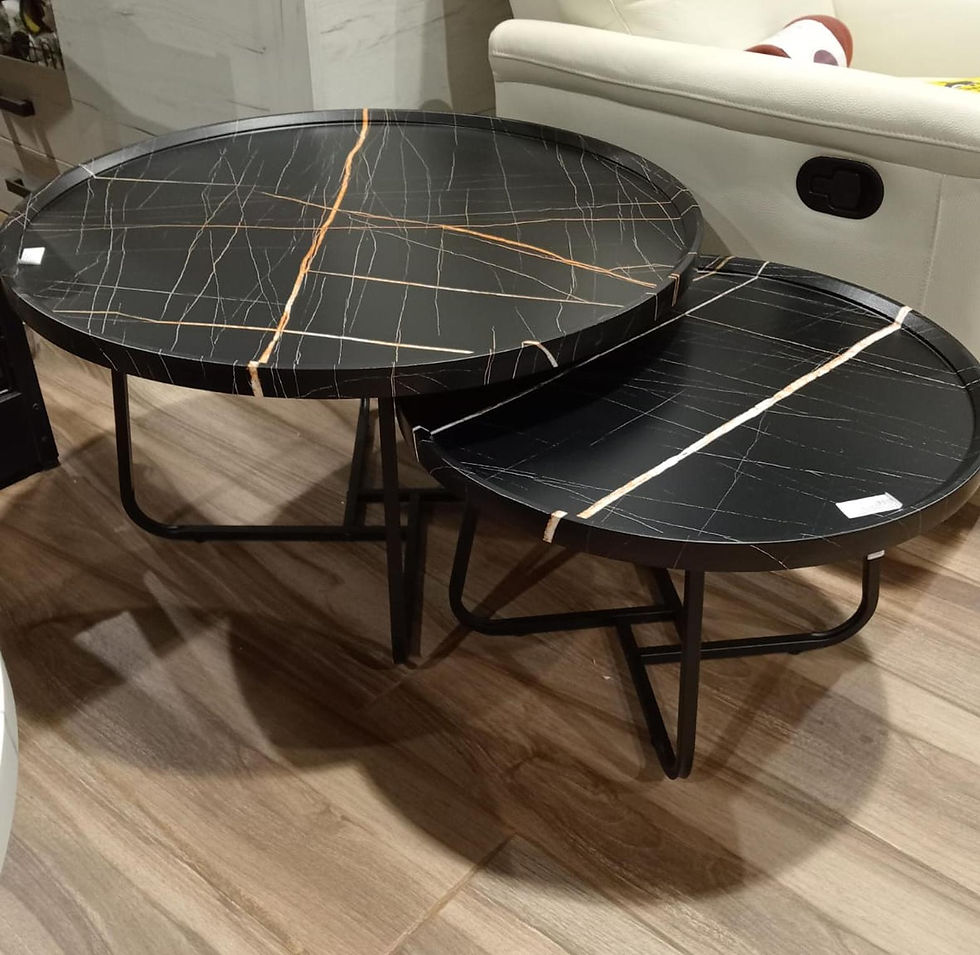 Coffee table 60x60x39 80x80x46