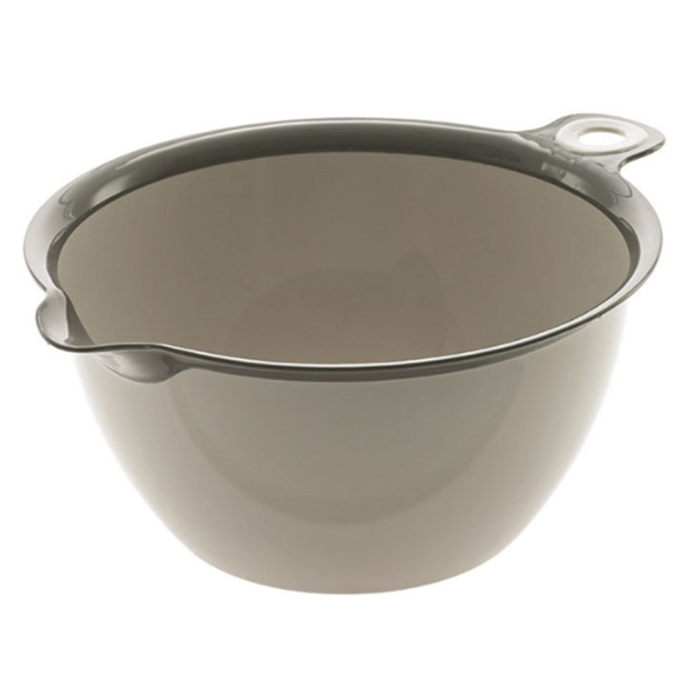 Duo Mixing Bowl, Soft Grey/Dark Grey