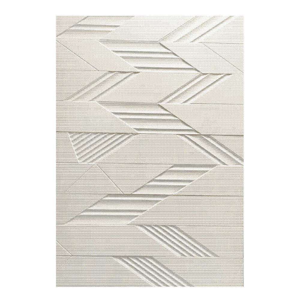 Cornelia 3600 Geometric Pattern Carpet Rug; (100×150)cm, Grey