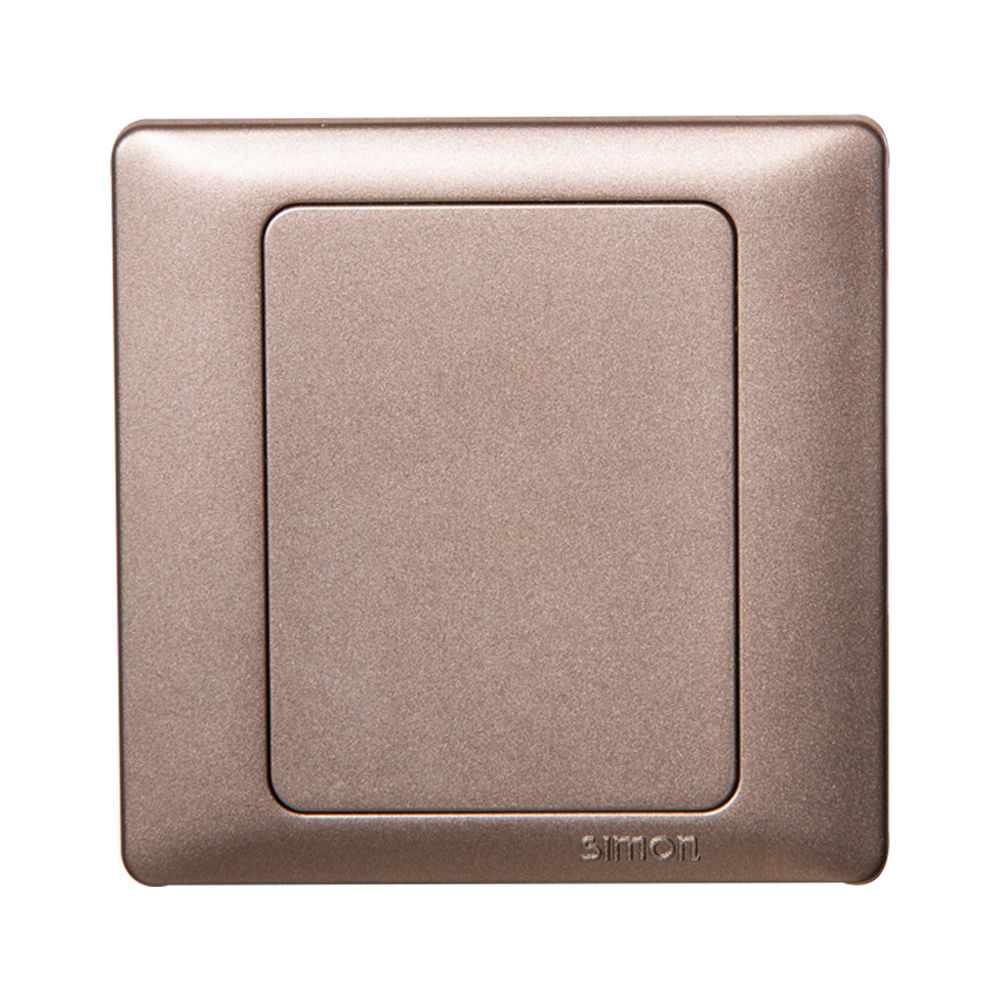 Simon Socket Cover Plate, Matt Black
