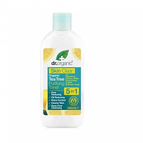 Dr Organic Skin Clear Tea Tree Purifying Toner 200Ml