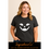 Thumbnail: Pumpkin Fang Face T-shirt, Lazy Halloween Costume Tee, Spooky Gifts for her