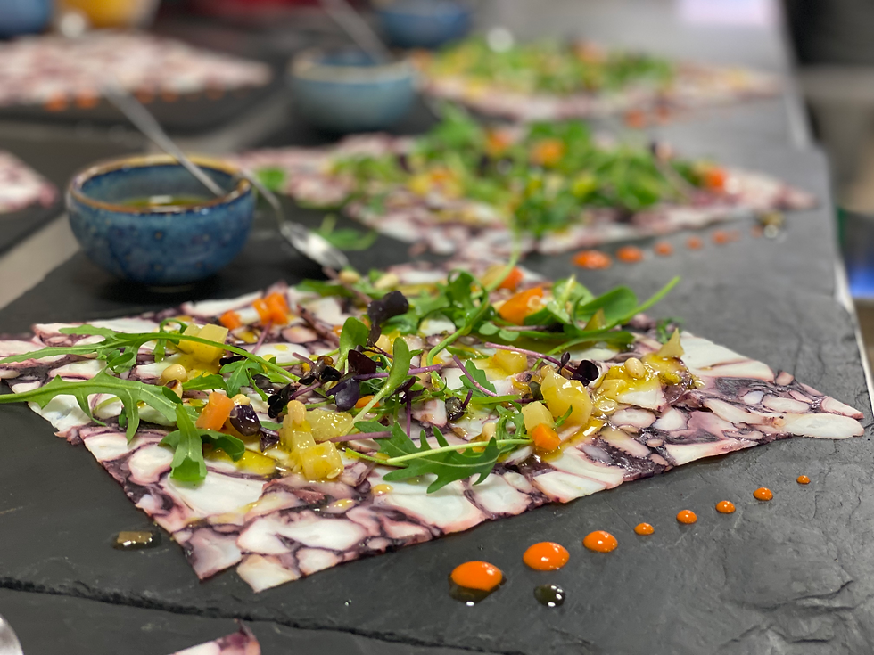 Carpaccio de poulpe