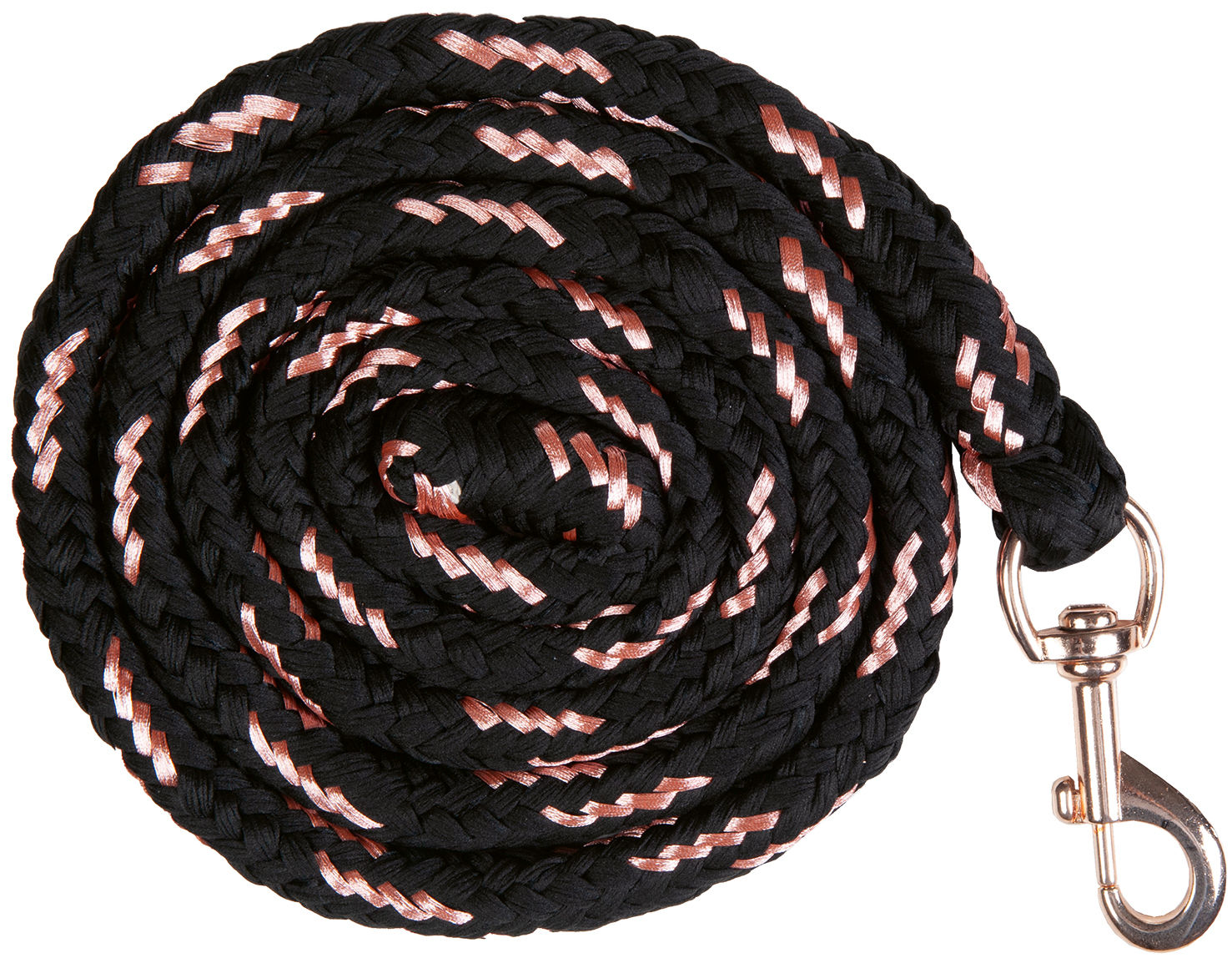 Strick -Rosegold- mit Karabinerhaken