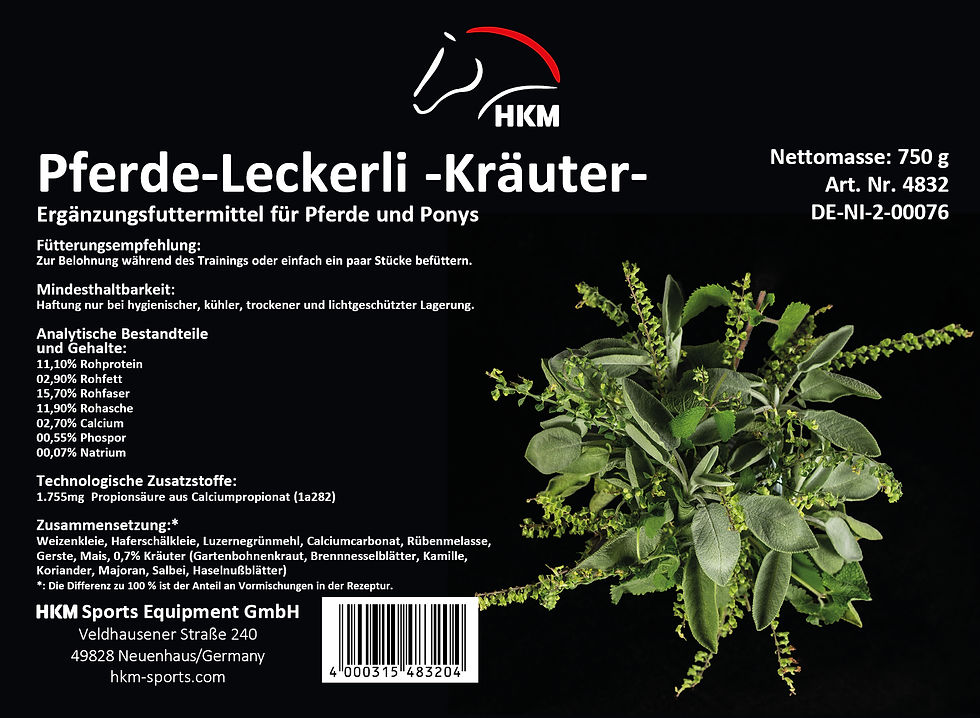 Miniaturbild: Pferde-Leckerli -Kräuter-, 750 g