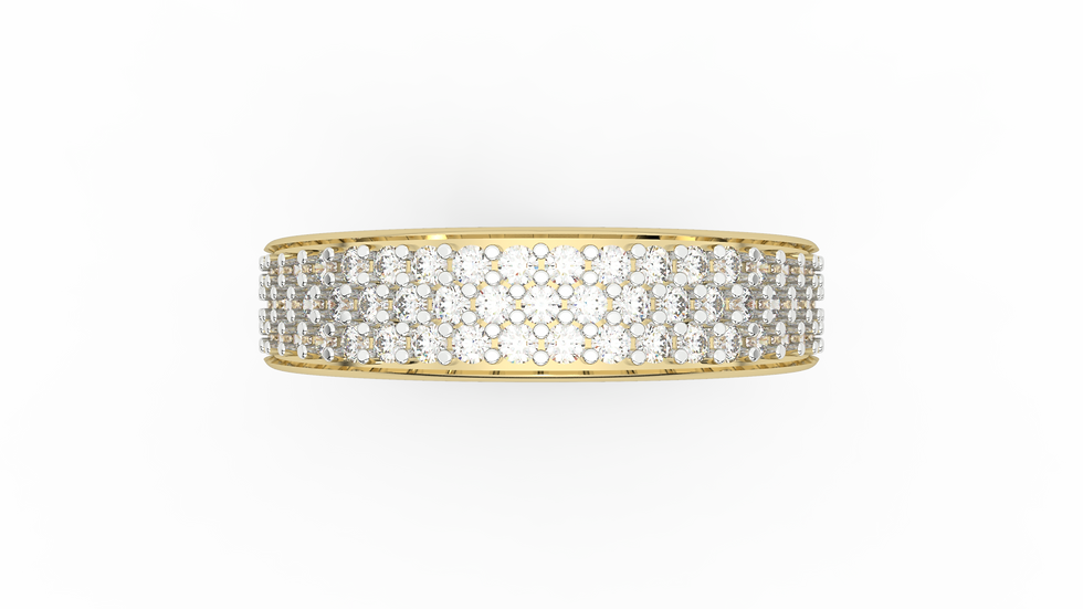 Thumbnail: 14K Gold 0.90Ctw Natural Diamond WA37