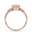 Thumbnail: 14K Gold Round Natural Diamond WA13