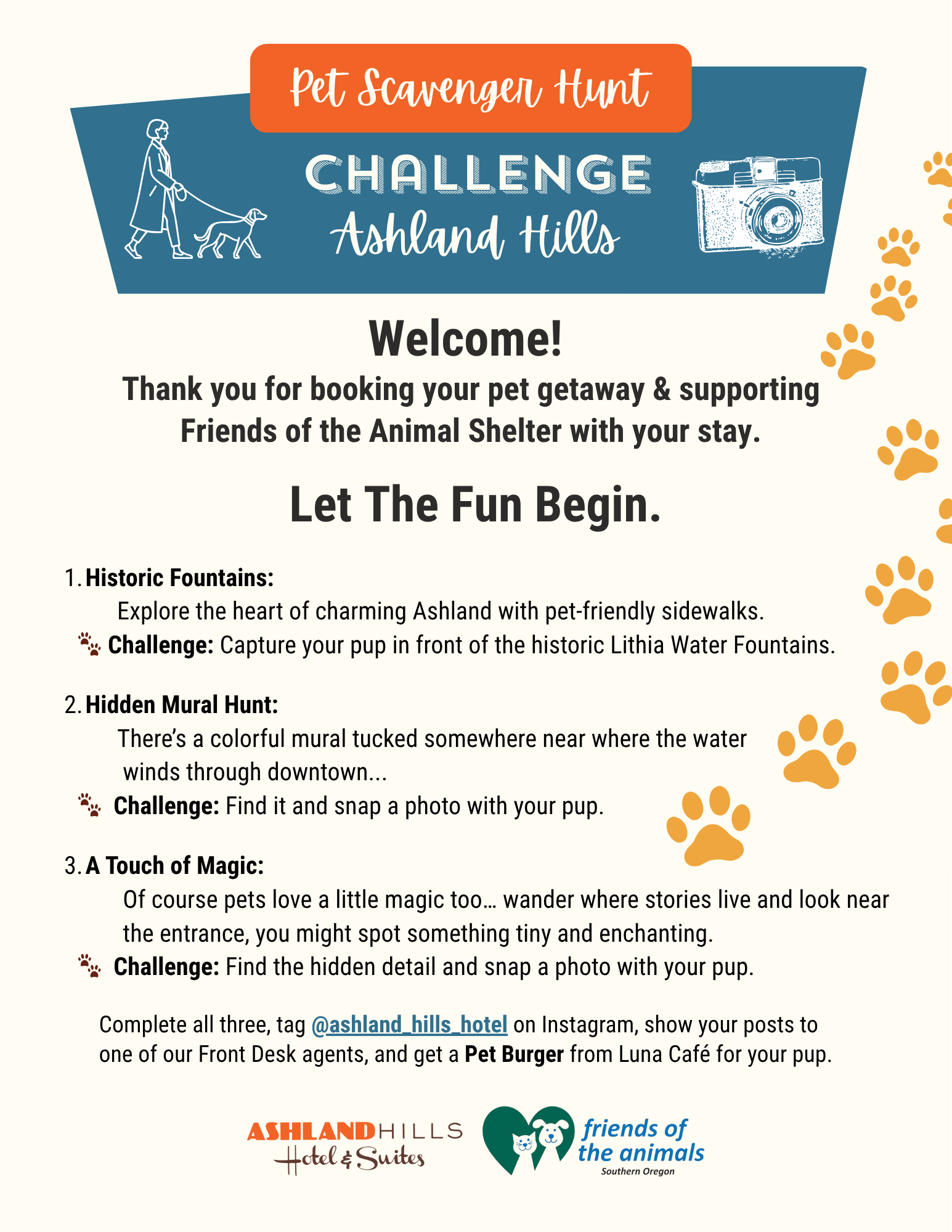 Pet Scavenger Hunt Challenge 2026 Instructions