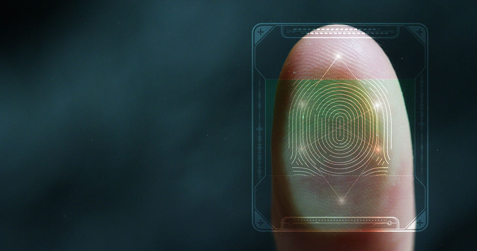 Fingerprint Being Scanned
