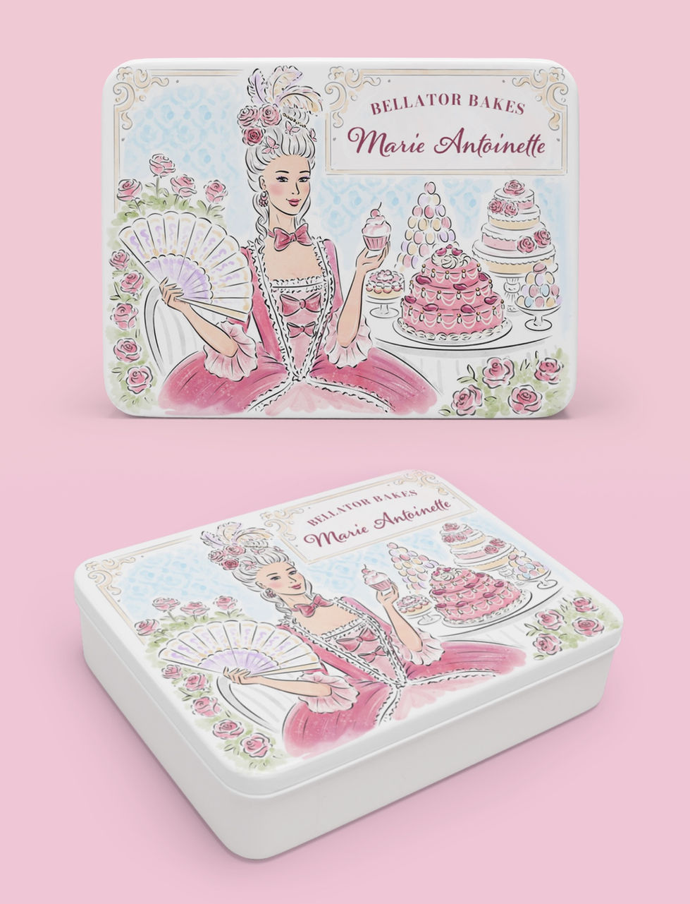 Royal Cookies Packaging Illustration