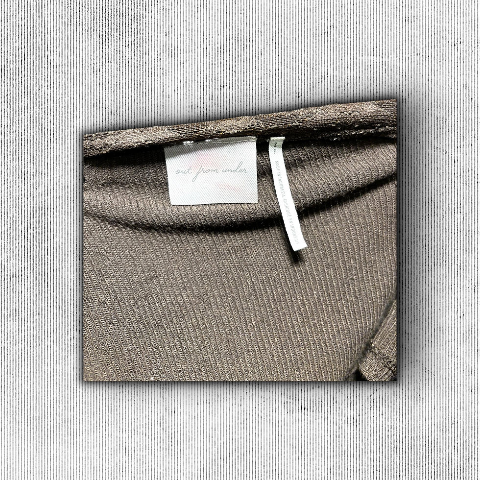 Thumbnail: Out From Under Brown Cropped Cami Top (S)