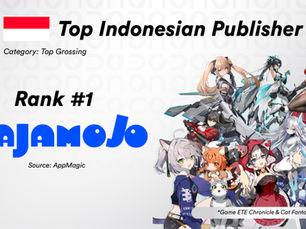 MAJAMOJO Raih Posisi Teratas Top Grossing Publisher di Indonesia, Setelah Luncurkan Dua Game Baru