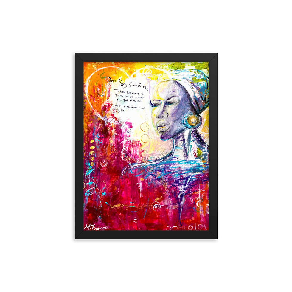 Miniatura: "Sons of the Earth" Framed Print 