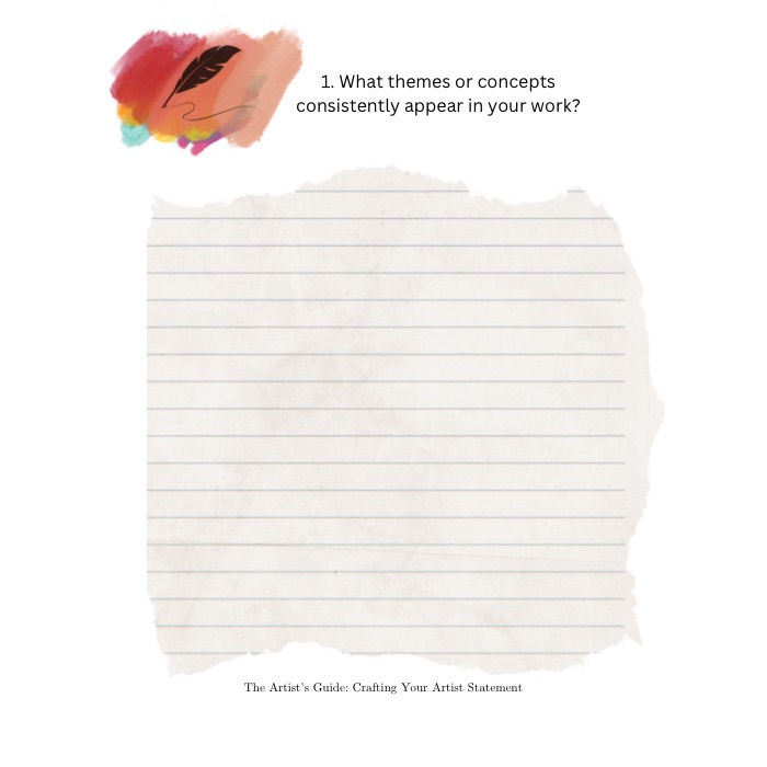 Thumbnail: The Artist’s Guide: Crafting Your Artist Statement