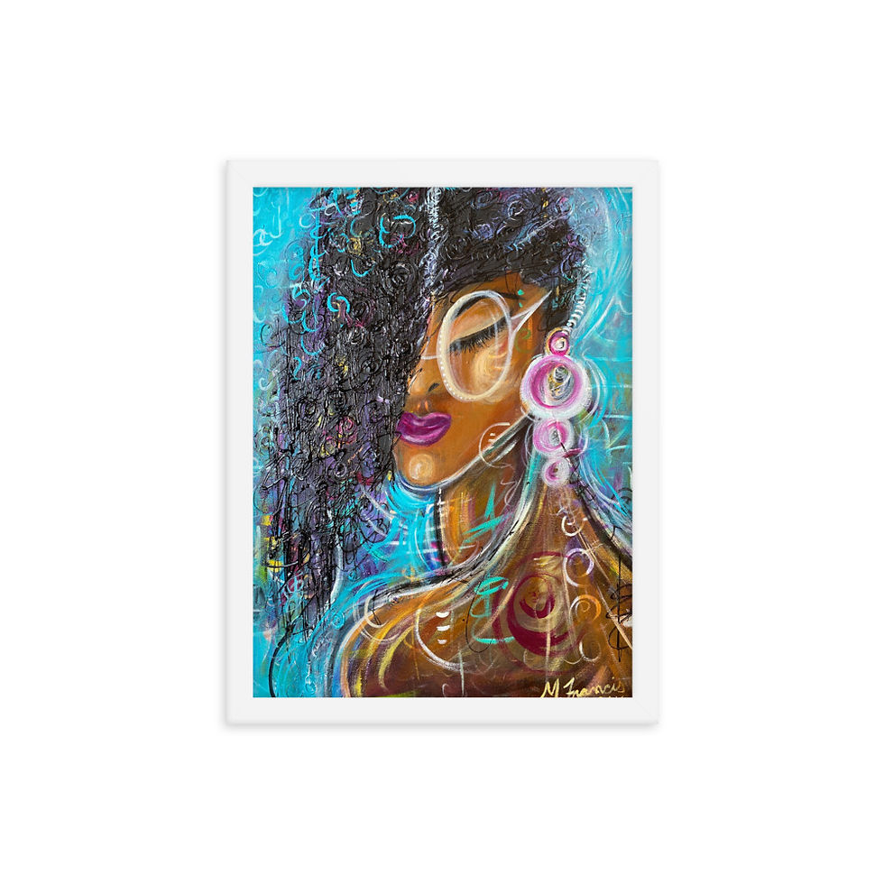 Miniatura: "Brave" Framed Print