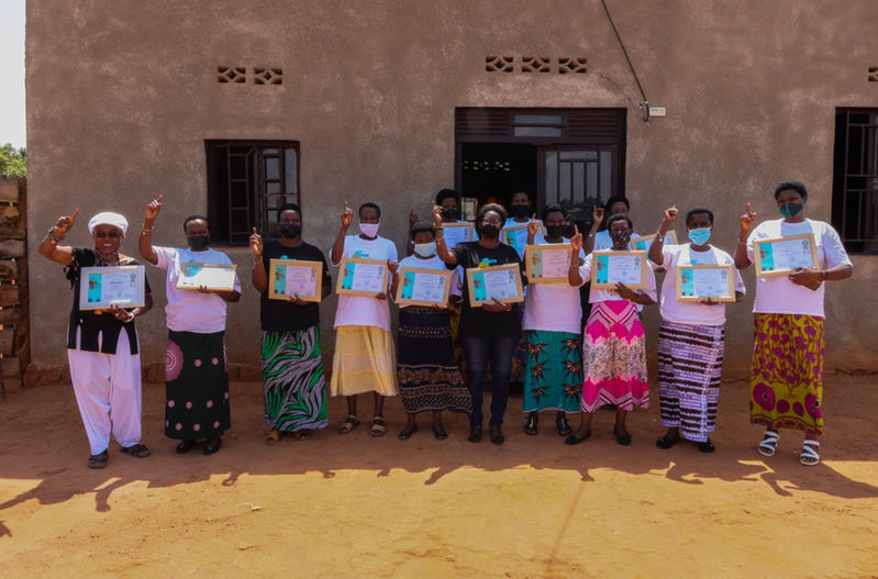 Women with certificates.JPG