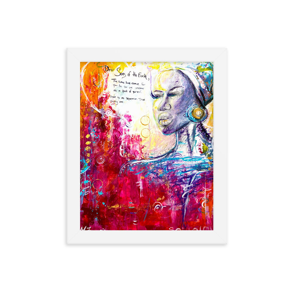 Miniatura: "Sons of the Earth" Framed Print 