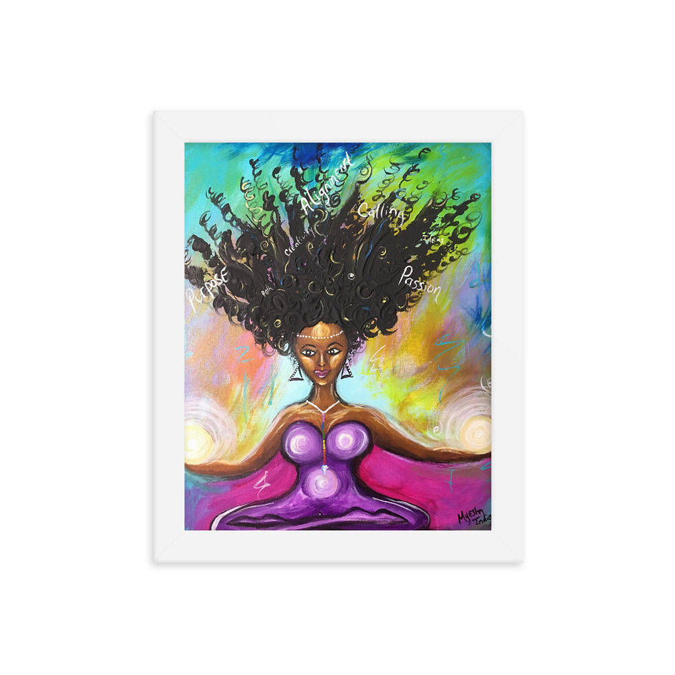 Miniatura: "Unleash Your Creativity" Framed Print