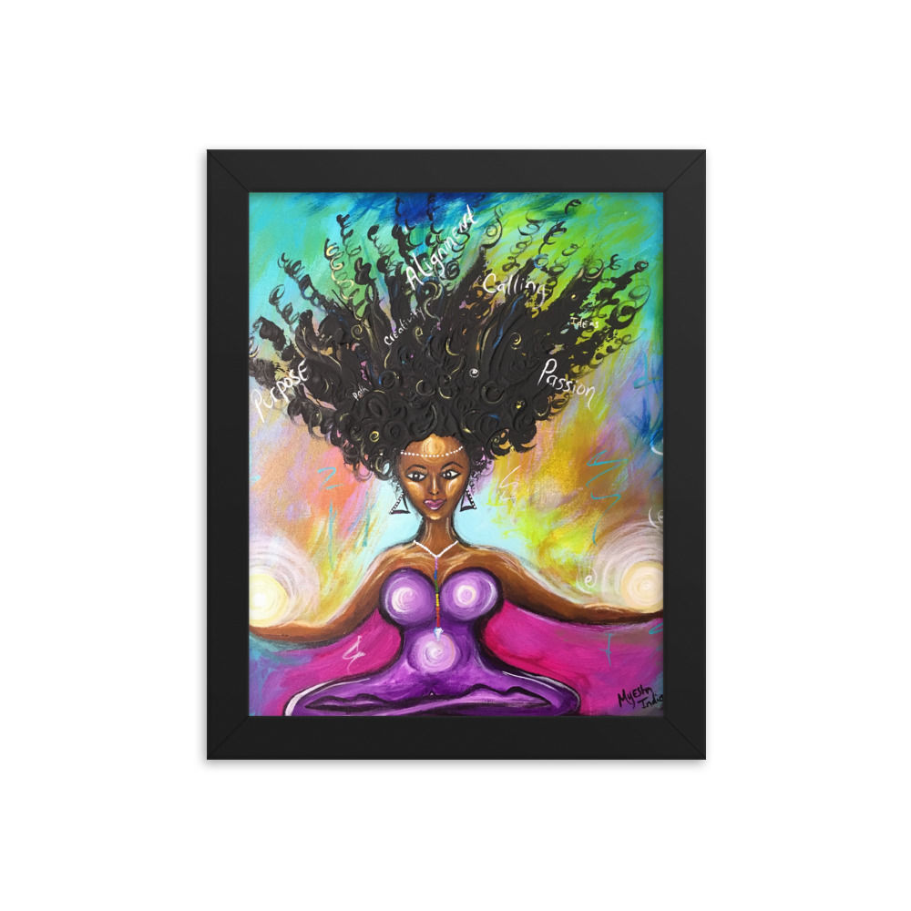 "Unleash Your Creativity" Framed Print