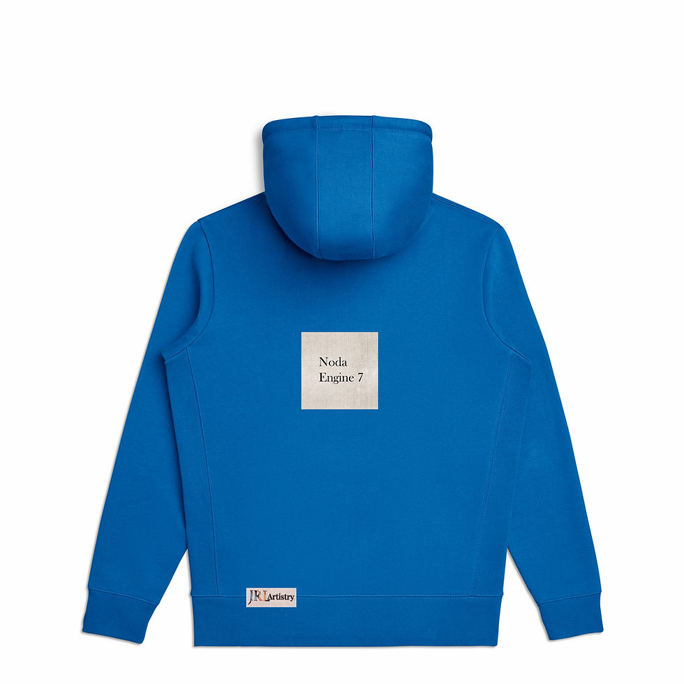 Thumbnail: Royal Blue Charlotte Inspired Organic Heavyweight Hoodie
