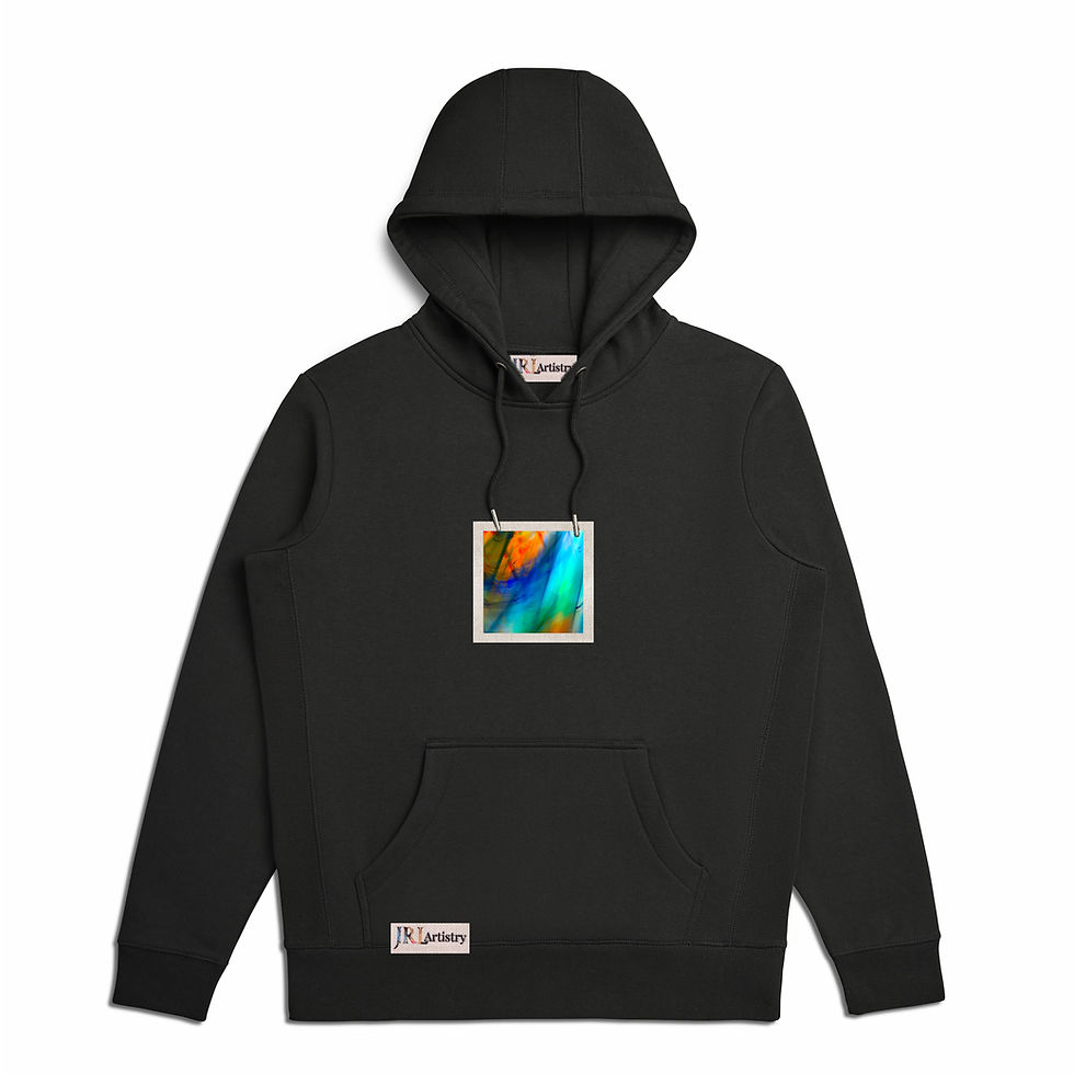 Thumbnail: Flares Near The Sun | Space Inspired Heavyweight Organic Hoodie | Deep Color