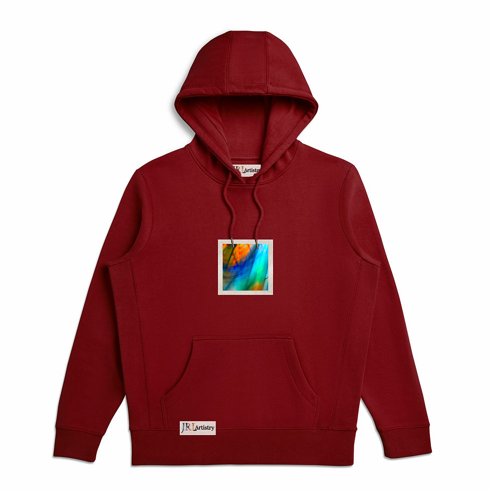 Thumbnail: Flares Near The Sun | Space Inspired Heavyweight Organic Hoodie | Deep Color