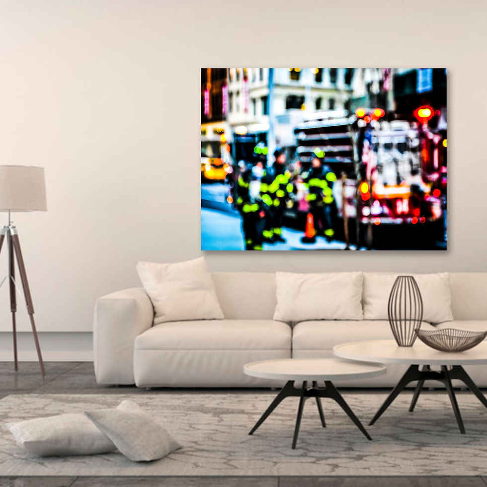 Thumbnail: Living Room Emergency | Abstract HD Metal Fine Art