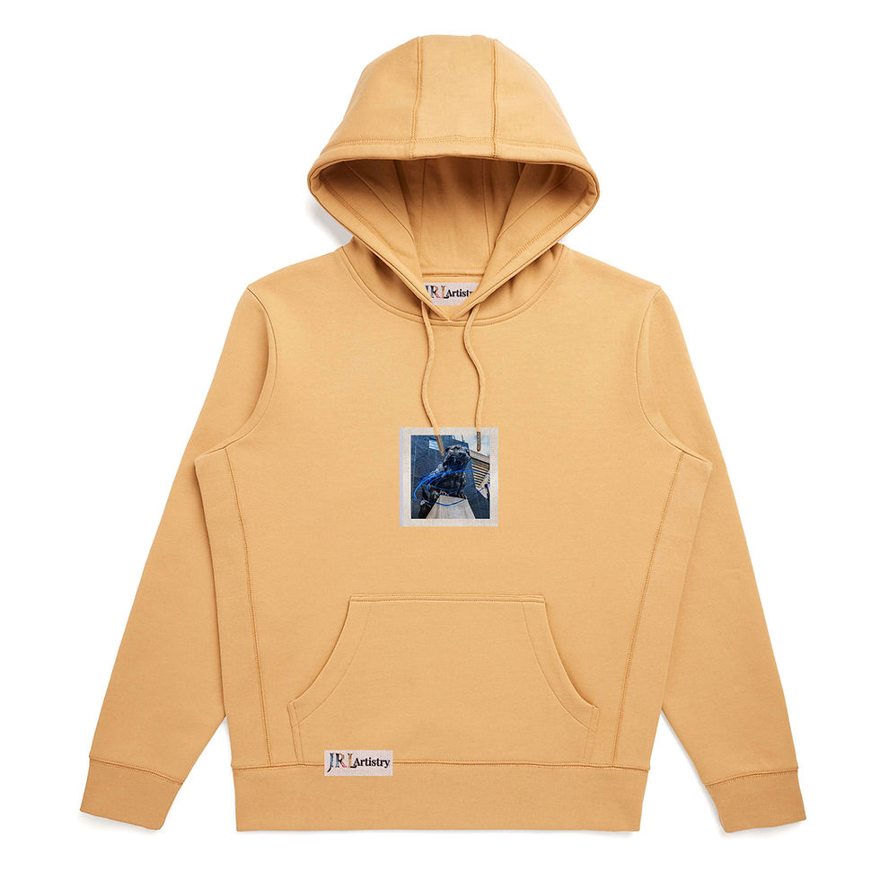 Thumbnail: Camel Yellow Charlotte Inspired Organic Heavyweight Hoodie