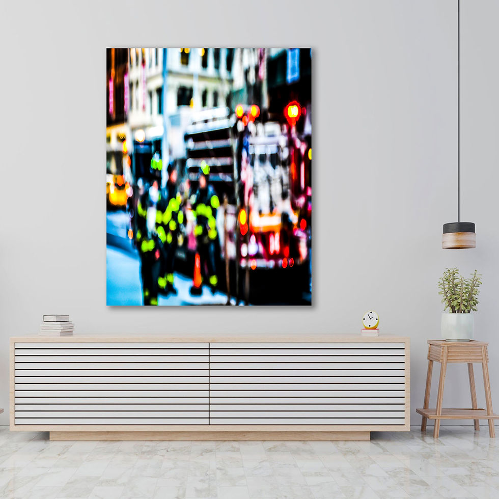 Thumbnail: Living Room Emergency | Abstract HD Metal Fine Art