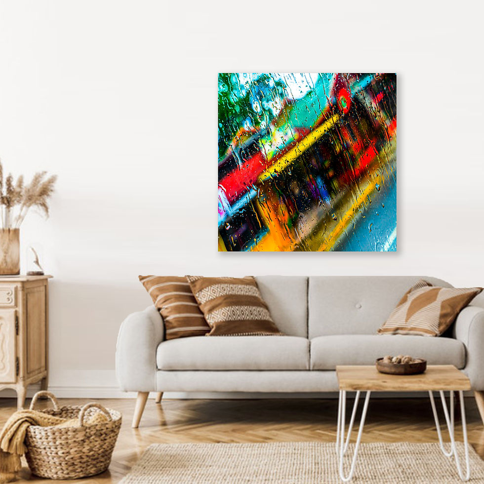 Thumbnail: Living Room Rain Has Color In Jamaica | Abstract Inspired HD Fine Art