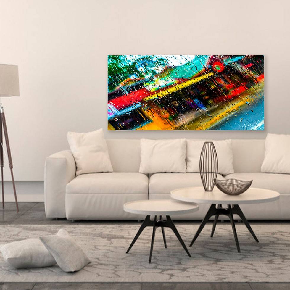Thumbnail: Living Room Rain Has Color In Jamaica | Abstract Inspired HD Fine Art