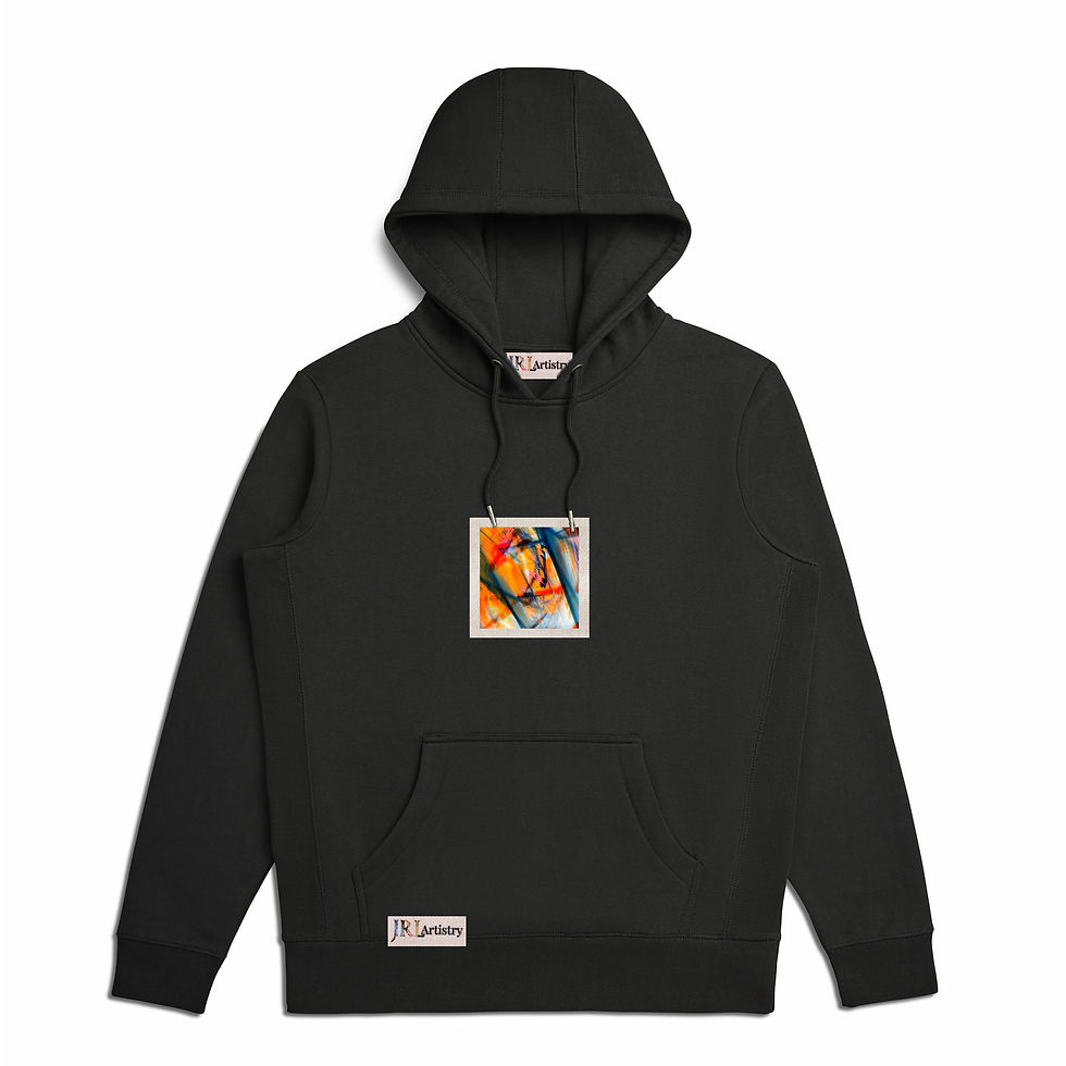 Thumbnail: Black Space Inspired Organic Hoodie