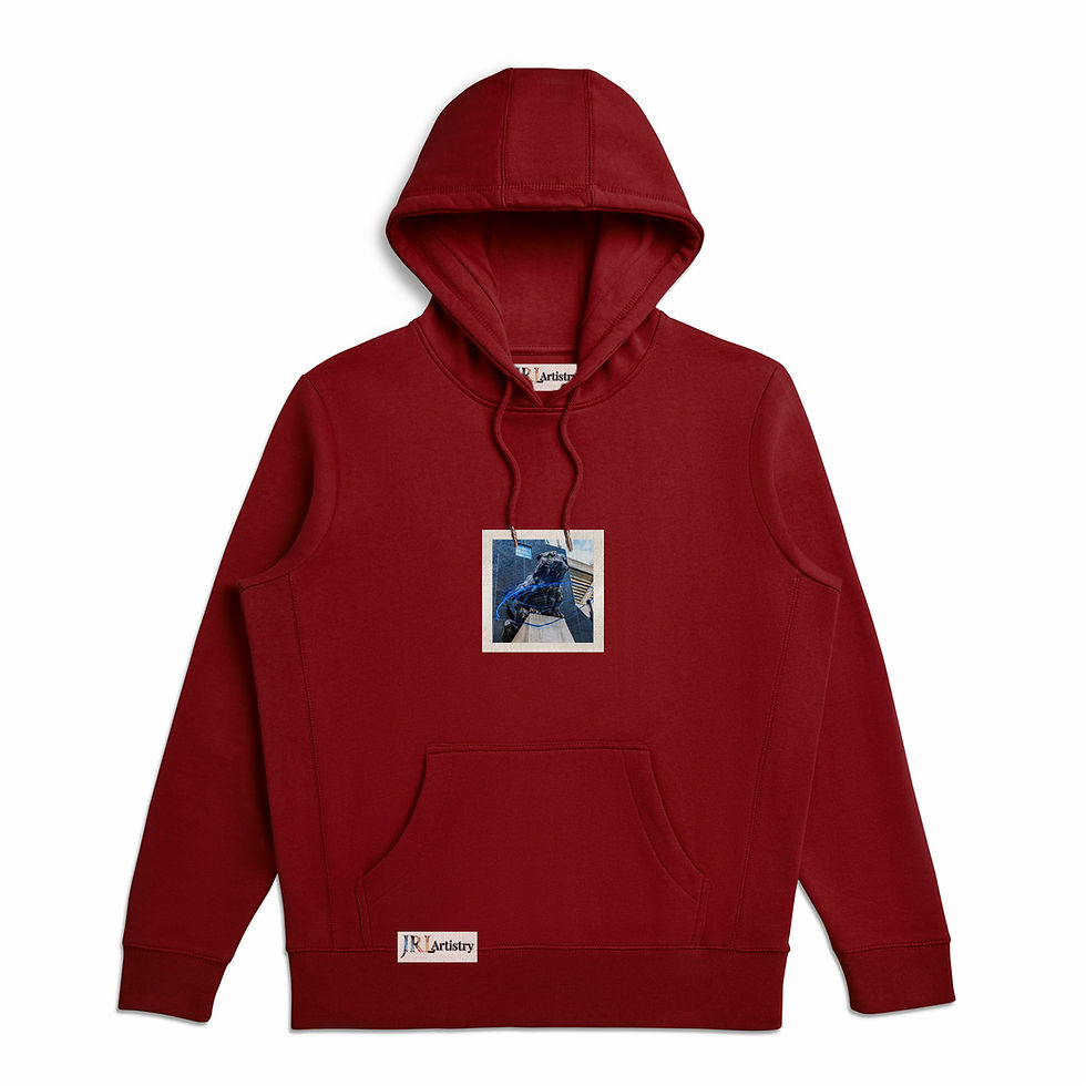 Thumbnail: Crimson Red Charlotte Inspired Organic Hoodie