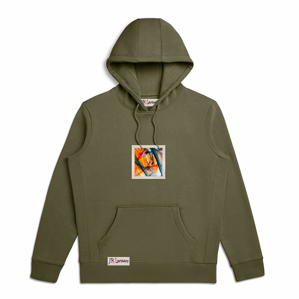 Thumbnail: Olive Space Inspired Organic Hoodie