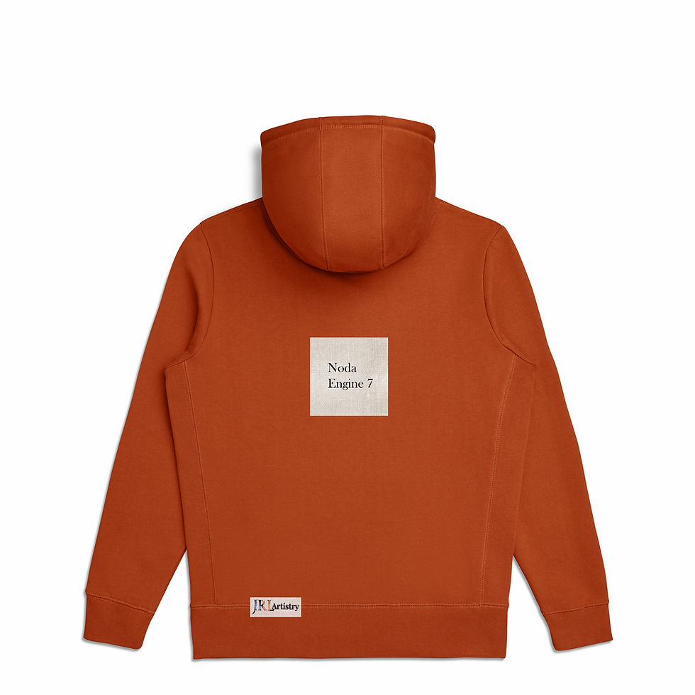 Thumbnail: Clay Orange Charlotte Inspired Organic Heavyweight Hoodie