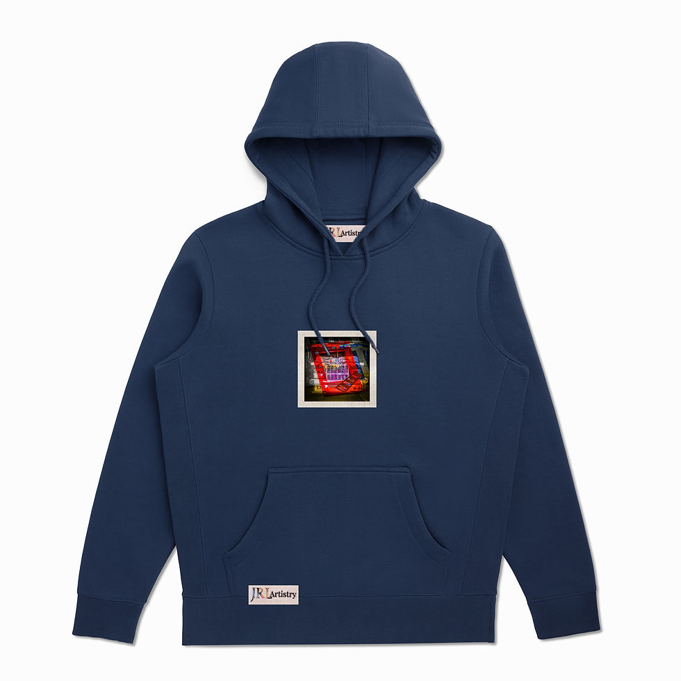 Thumbnail: NAvy Blue Charlotte Inspired Organic Heavyweight Hoodie