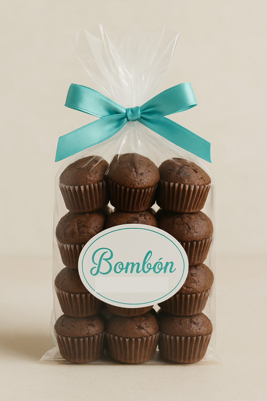 12 Mini Muffins De Chocolate