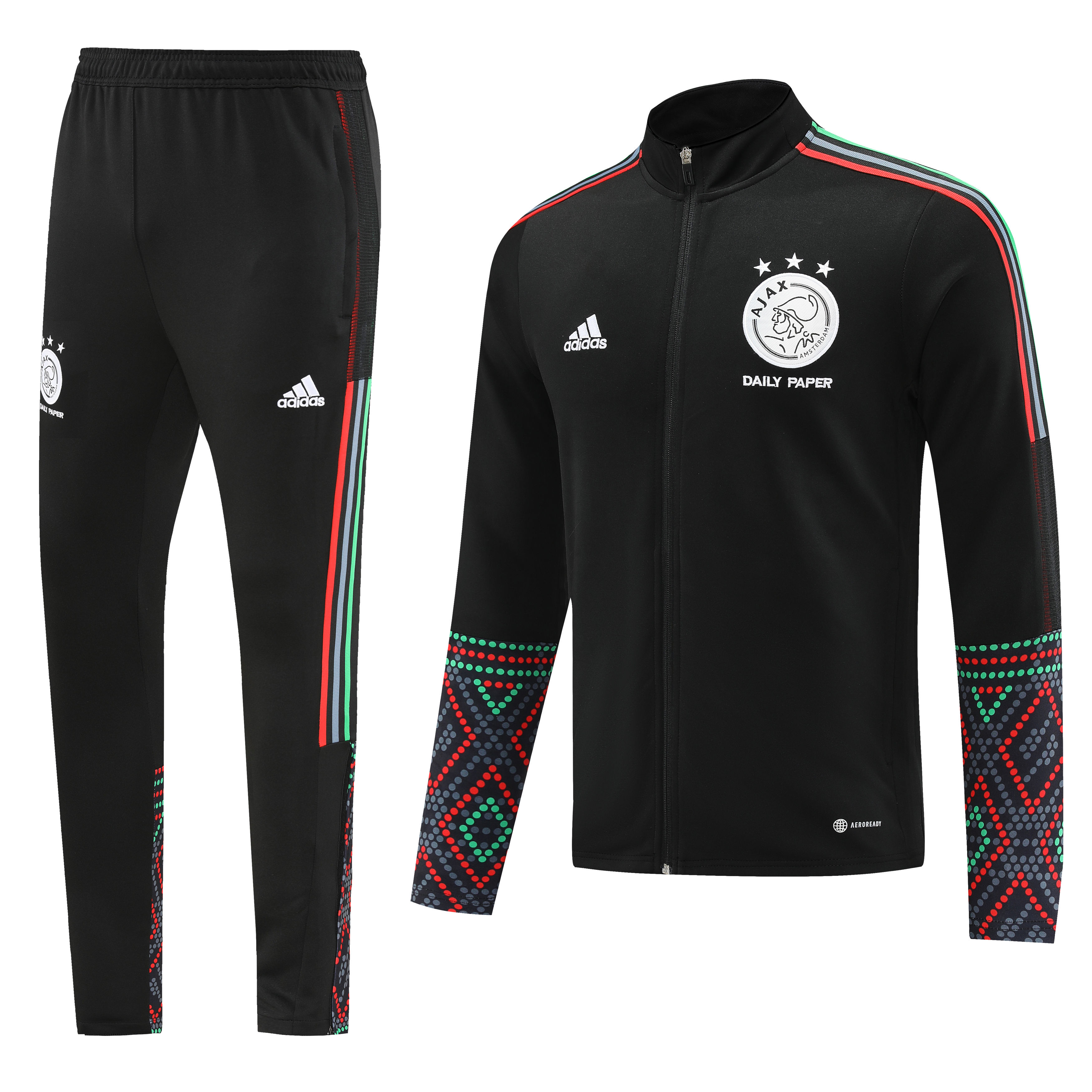 Ajax Black Tracksuit 22/23