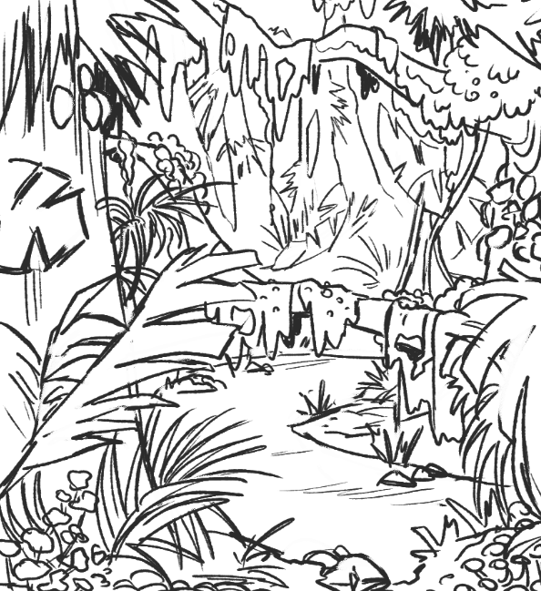 Liferich Jungle Sketch 01