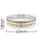 Thumbnail: Capricorn - 3 Tone Spin Bangle