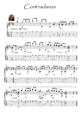 Contradanza Guitar solo