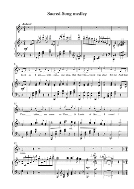 Sacred Song medley for Piano