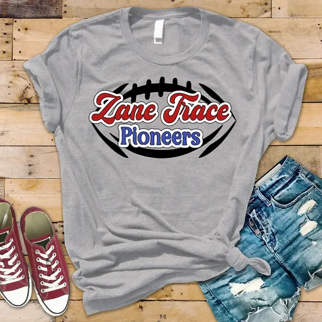 Zane Trace Pioneers Football (Design 2)