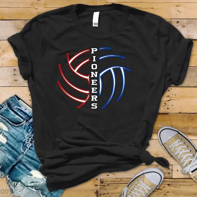 Zane Trace Pioneers Volleyball (Design 2)