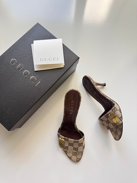 Gucci Monogram Mules | Mysite