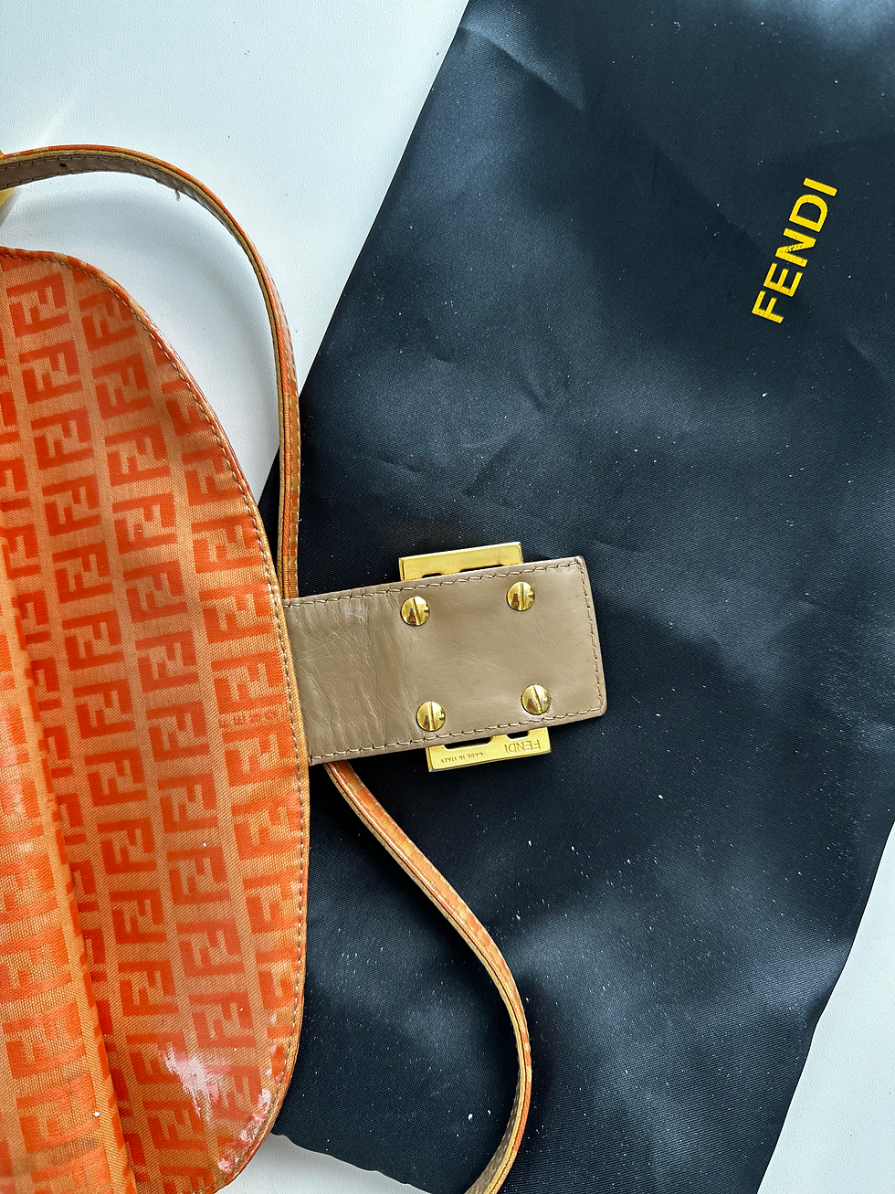 Thumbnail: Fendi Monogram Shoulder Baguette