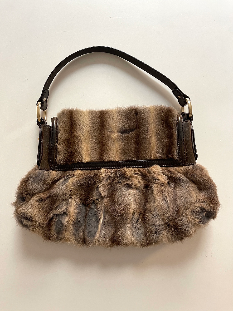 Thumbnail: Fendi Shoulder Fur Bag