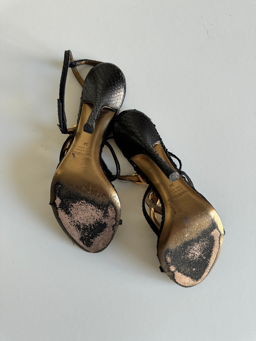 Thumbnail: Roberto Cavalli Snake Heels